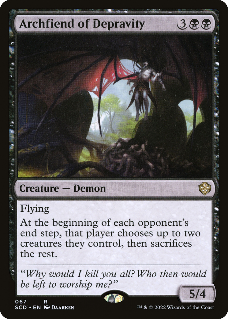 Archfiend of Depravity [Starter Commander Decks] - Paradise Hobbies LLC