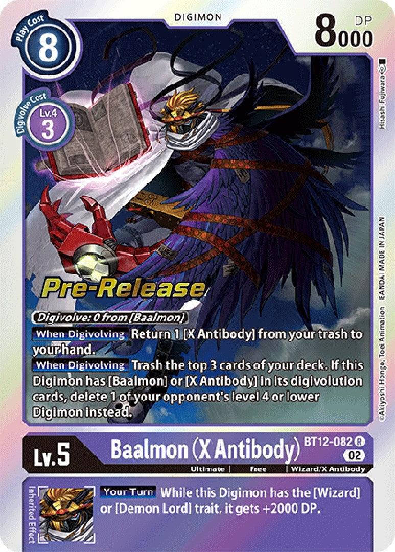 Baalmon (X Antibody) [BT12-082] [Across Time Pre-Release Cards] - Paradise Hobbies LLC