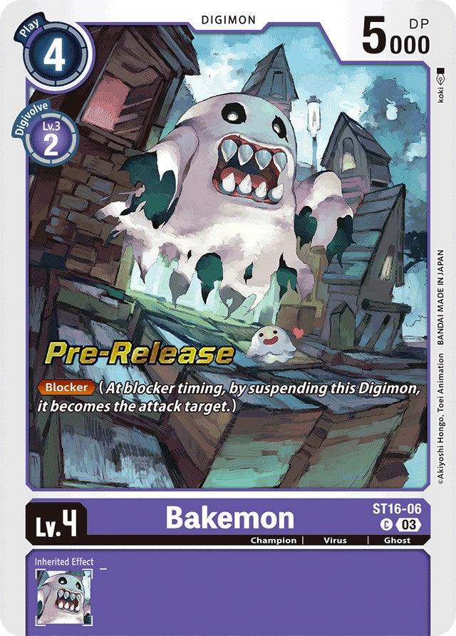 Bakemon [ST16-06] [Starter Deck: Wolf of Friendship Pre-Release Cards] - Paradise Hobbies LLC