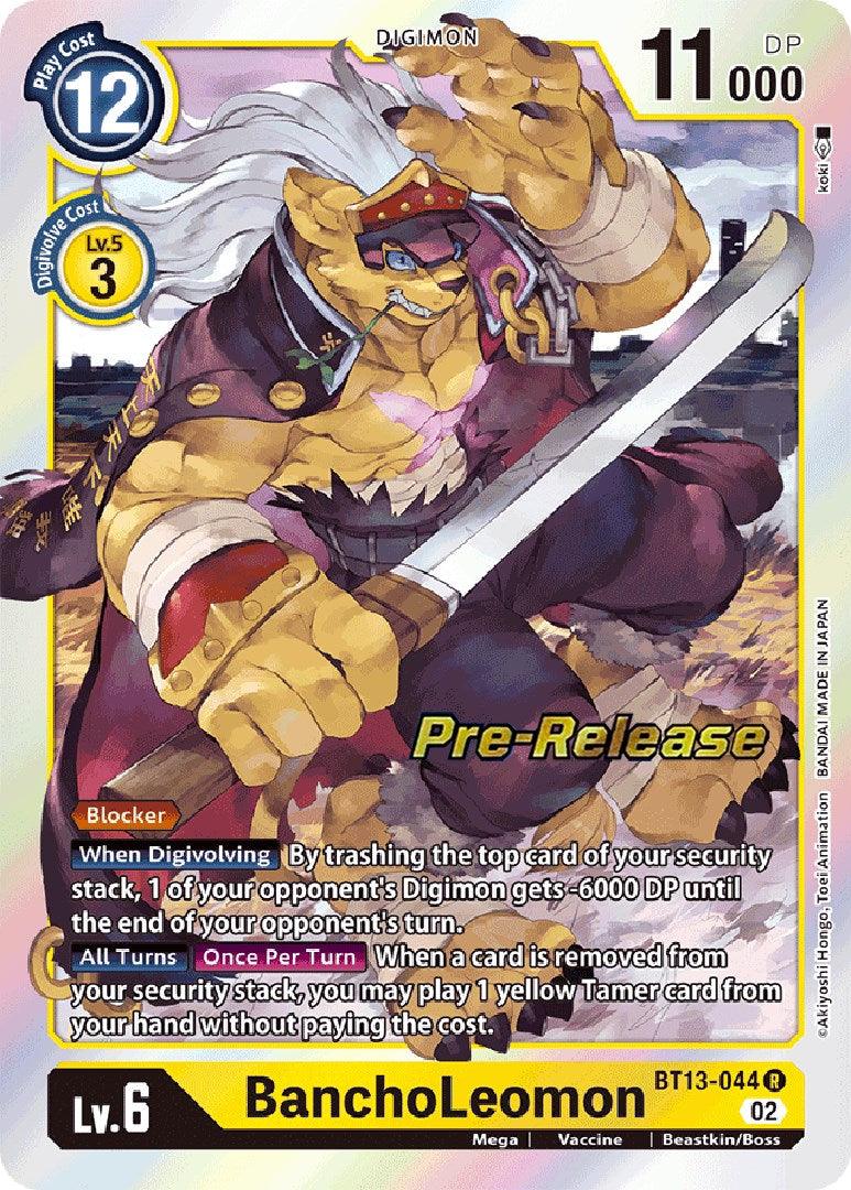 BanchoLeomon [BT13-044] [Versus Royal Knight Booster Pre-Release Cards] - Paradise Hobbies LLC