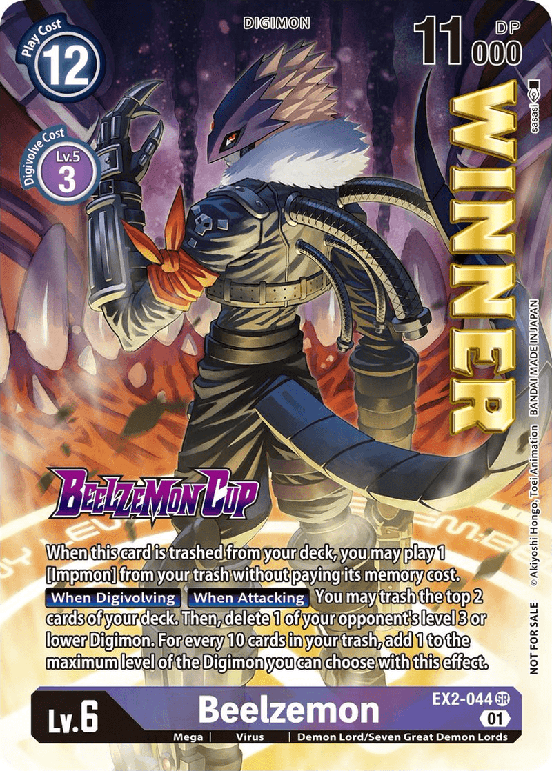 Beelzemon [EX2-044] (Beelzemon Cup Winner) [Starter Deck: Beelzemon Advanced Deck Set Promos] - Paradise Hobbies LLC