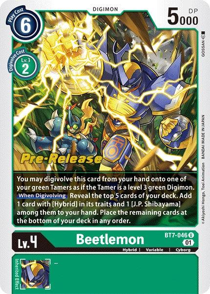 Beetlemon [BT7-046] [Next Adventure Pre-Release Cards] - Paradise Hobbies LLC