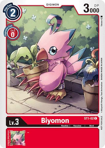 Biyomon [ST1-02] (Official Tournament Pack Vol.3) [Starter Deck: Gaia Red Promos] - Paradise Hobbies LLC