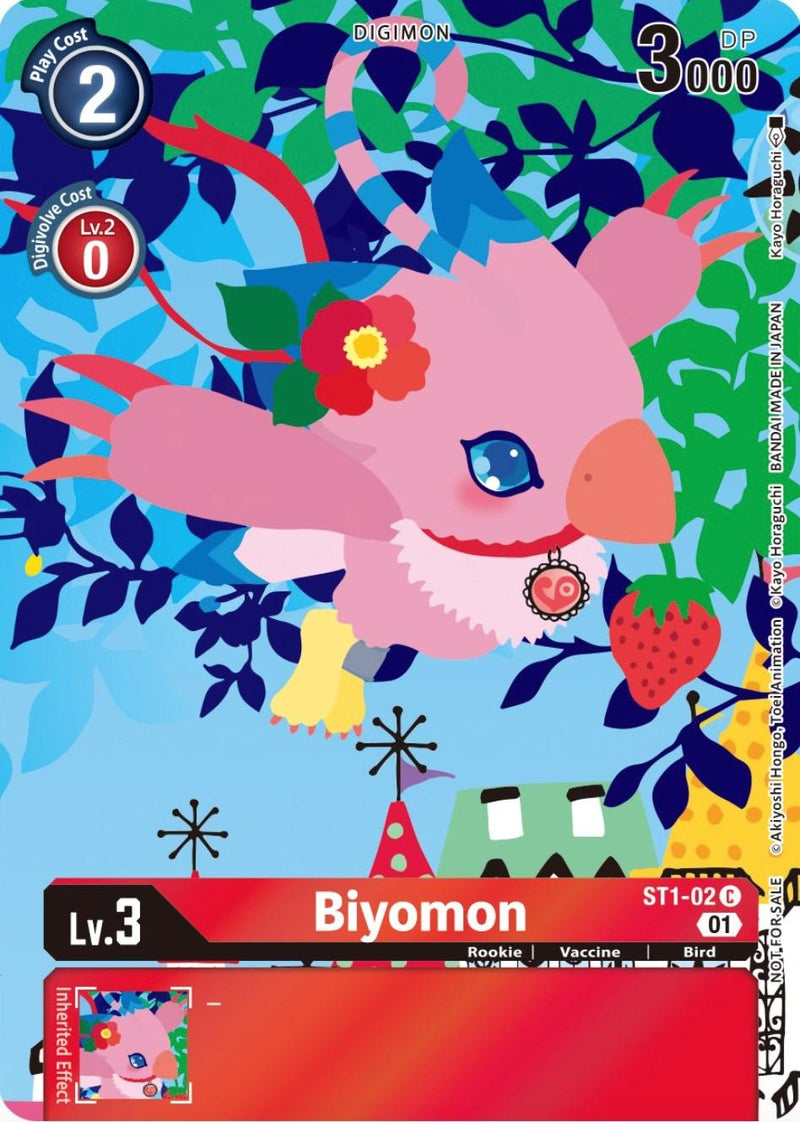 Biyomon [ST1-02] (Tamer's Card Set 2 Floral Fun) [Starter Deck: Gaia Red Promos] - Paradise Hobbies LLC