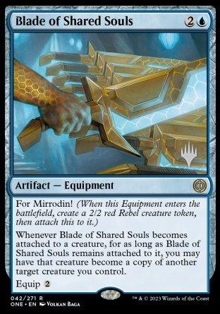 Blade of Shared Souls (Promo Pack) [Phyrexia: All Will Be One Promos] - Paradise Hobbies LLC