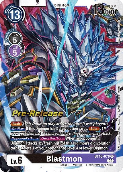 Blastmon [BT10-070] [Xros Encounter Pre-Release Cards] - Paradise Hobbies LLC