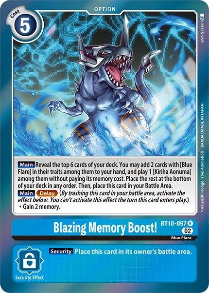 Blazing Memory Boost! [BT10-097] [Revision Pack Cards] - Paradise Hobbies LLC