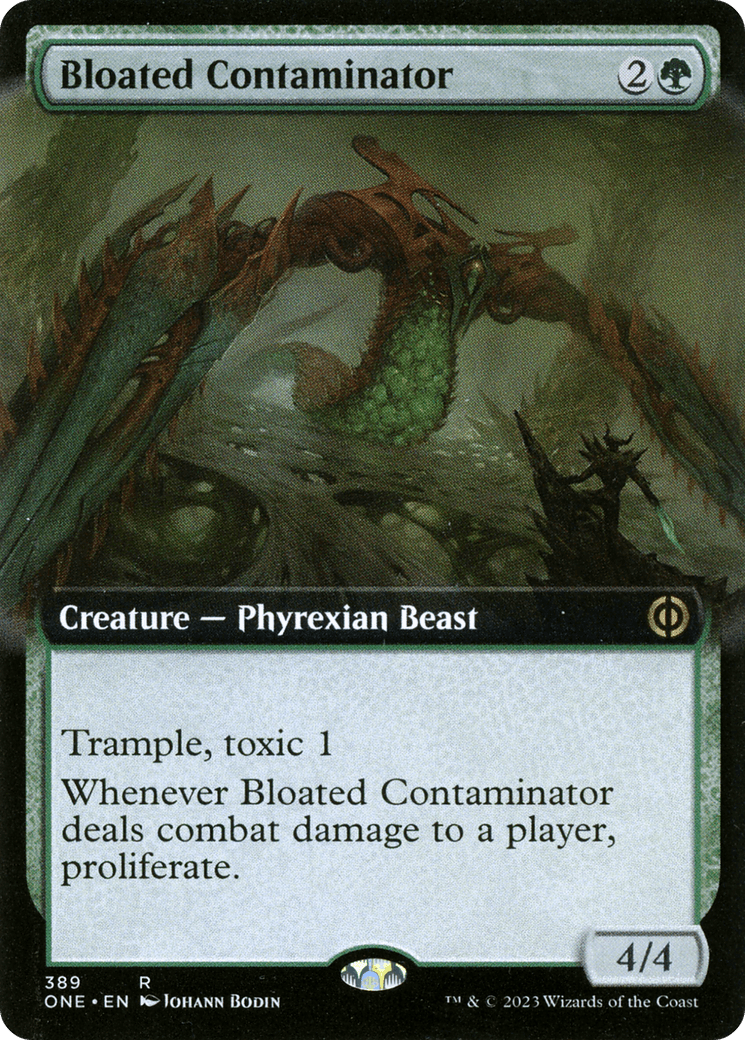 Bloated Contaminator (Extended Art) [Phyrexia: All Will Be One] - Paradise Hobbies LLC