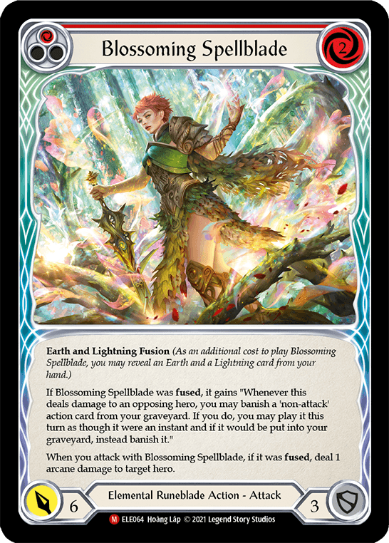 Blossoming Spellblade [ELE064] (Tales of Aria) 1st Edition Normal - Paradise Hobbies LLC