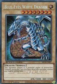 Blue-Eyes White Dragon (Secret) [SBCB-EN087] Secret Rare - Paradise Hobbies LLC