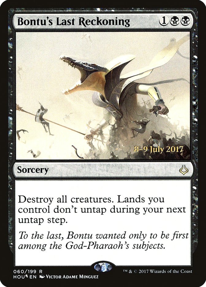 Bontu's Last Reckoning [Hour of Devastation Prerelease Promos] - Paradise Hobbies LLC