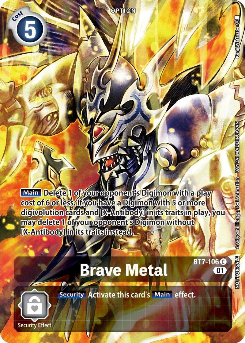 Brave Metal [BT7-106] (Premium Deck Set) [Next Adventure Promos] - Paradise Hobbies LLC