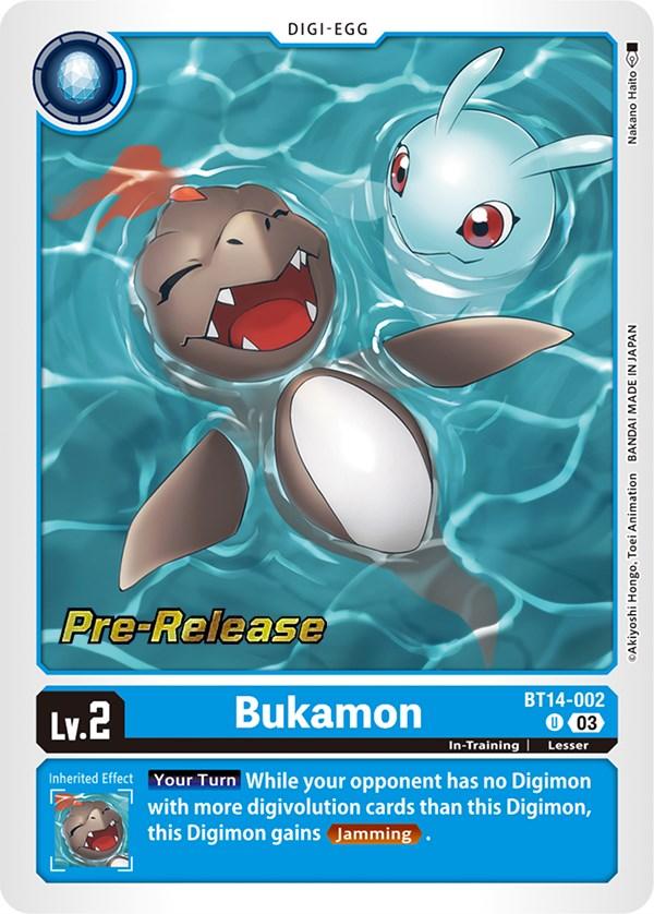 Bukamon [BT14-002] [Blast Ace Pre-Release Cards] - Paradise Hobbies LLC