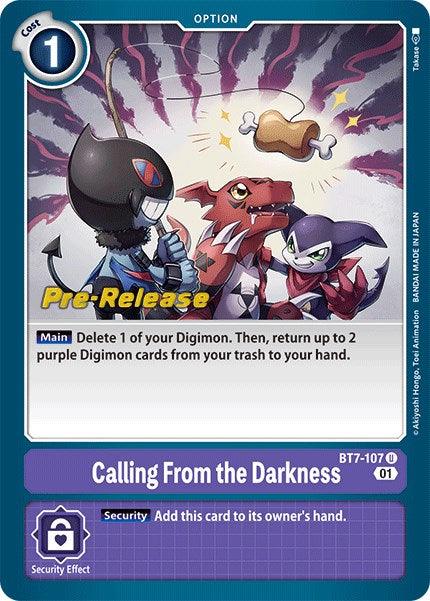 Calling From the Darkness [BT7-107] [Next Adventure Pre-Release Cards] - Paradise Hobbies LLC