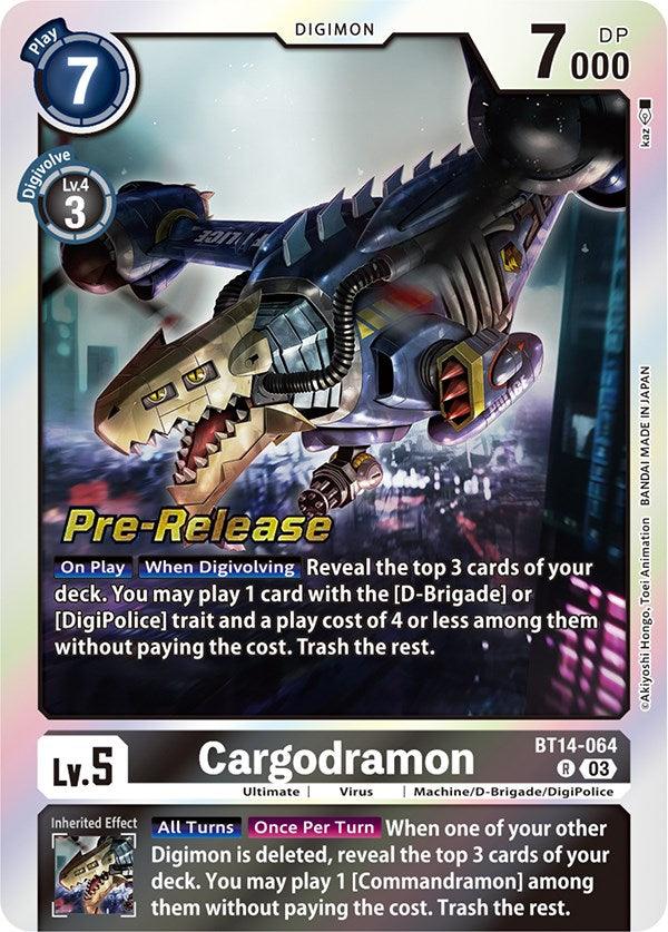 Cargodramon [BT14-064] [Blast Ace Pre-Release Cards] - Paradise Hobbies LLC