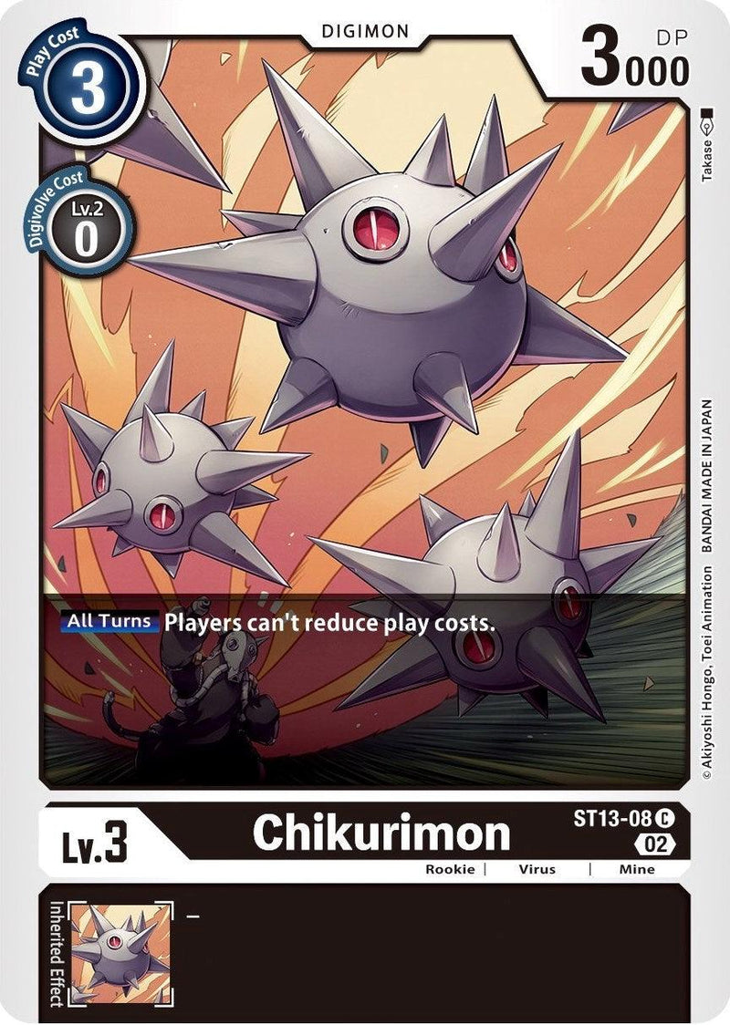 Chikurimon [ST13-08] [Starter Deck: Ragnaloardmon] - Paradise Hobbies LLC