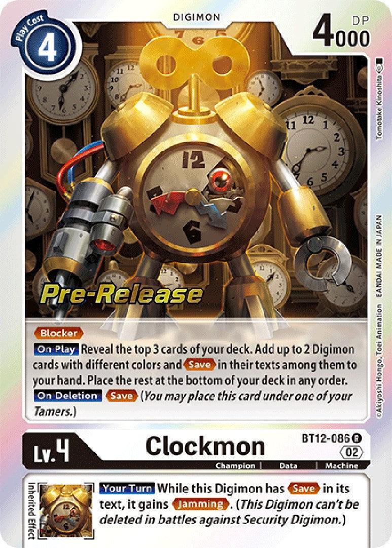 Clockmon [BT12-086] [Across Time Pre-Release Cards] - Paradise Hobbies LLC