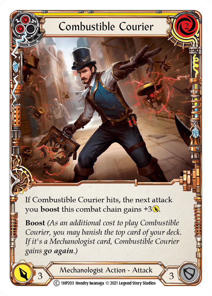 Combustible Courier (Yellow) [1HP203] (History Pack 1) - Paradise Hobbies LLC