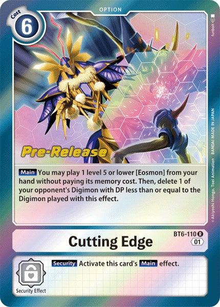 Cutting Edge [BT6-110] [Double Diamond Pre-Release Cards] - Paradise Hobbies LLC