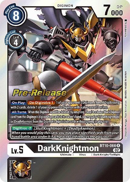 DarkKnightmon [BT10-066] [Xros Encounter Pre-Release Cards] - Paradise Hobbies LLC