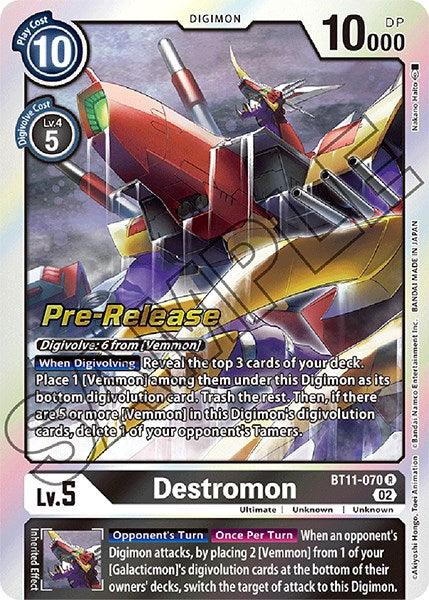 Destromon [BT11-070] [Dimensional Phase Pre-Release Promos] - Paradise Hobbies LLC