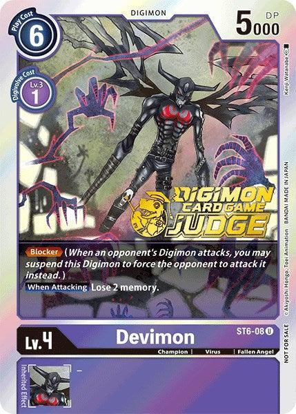 Devimon [ST6-08] (Judge Pack 1) [Starter Deck: Venomous Violet] - Paradise Hobbies LLC