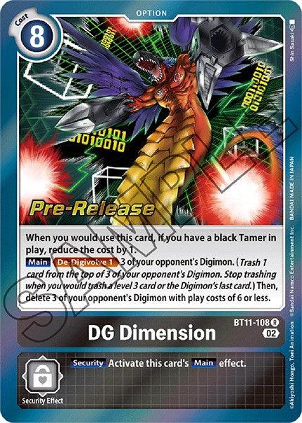 DG Dimension [BT11-108] [Dimensional Phase Pre-Release Promos] - Paradise Hobbies LLC