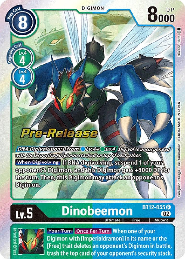 Dinobeemon [BT12-055] [Across Time Pre-Release Cards] - Paradise Hobbies LLC