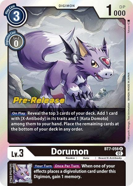 Dorumon [BT7-056] [Next Adventure Pre-Release Cards] - Paradise Hobbies LLC