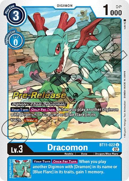 Dracomon [BT11-022] [Dimensional Phase Pre-Release Promos] - Paradise Hobbies LLC