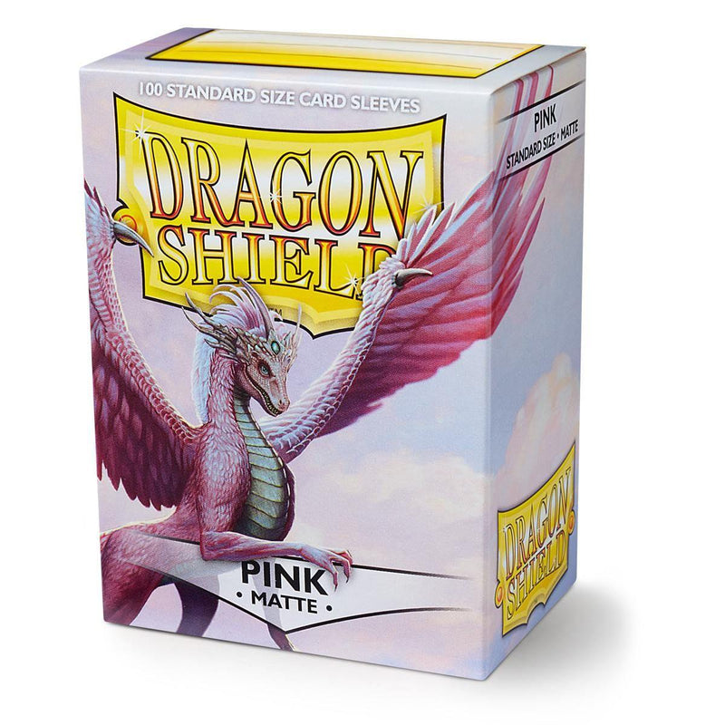 Dragon Shield: Standard 100ct Sleeves - Pink (Matte) - Paradise Hobbies LLC