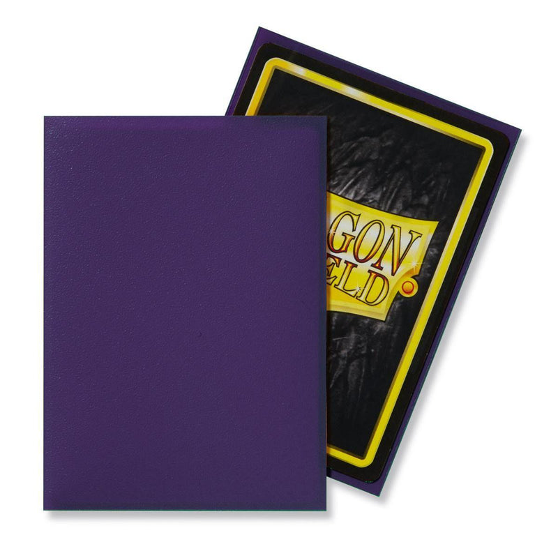Dragon Shield: Standard 100ct Sleeves - Purple (Matte) - Paradise Hobbies LLC