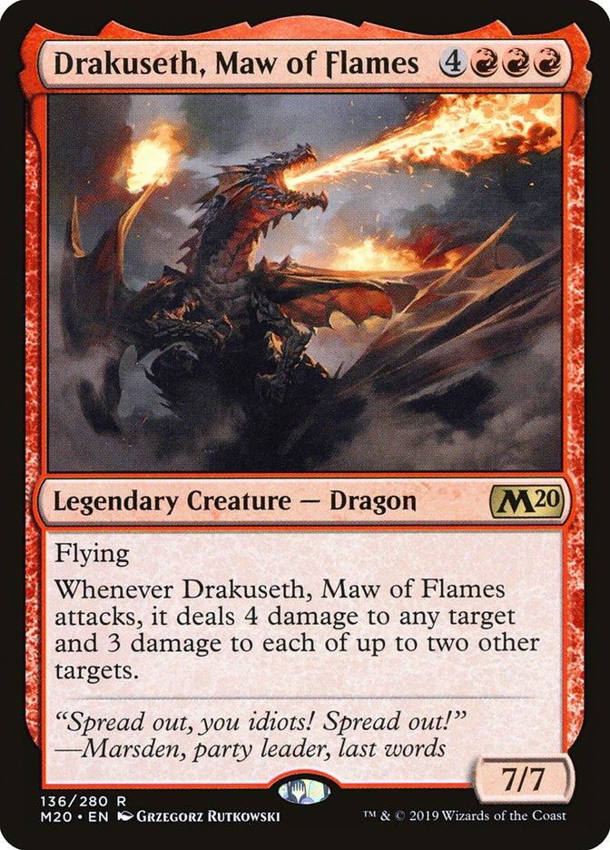 Drakuseth, Maw of Flames [Core Set 2020] - Paradise Hobbies LLC