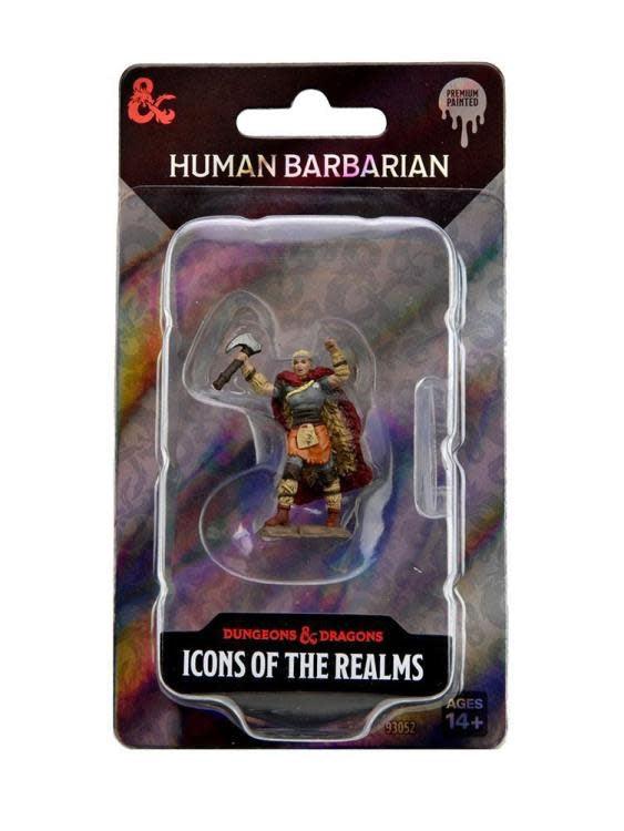 Dungeons & Dragons Icons of the Realms Human Barbarian (Female) Premium Painted Figure - Paradise Hobbies LLC