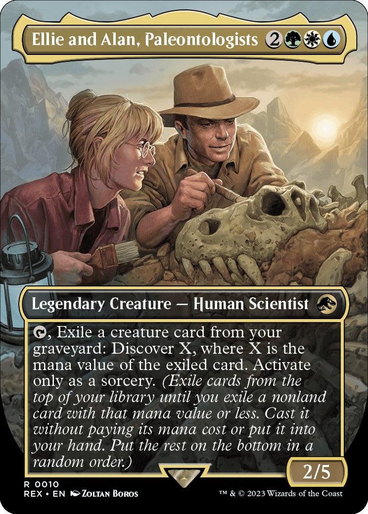 Ellie and Alan, Paleontologists (Borderless) [Jurassic World Collection] - Paradise Hobbies LLC