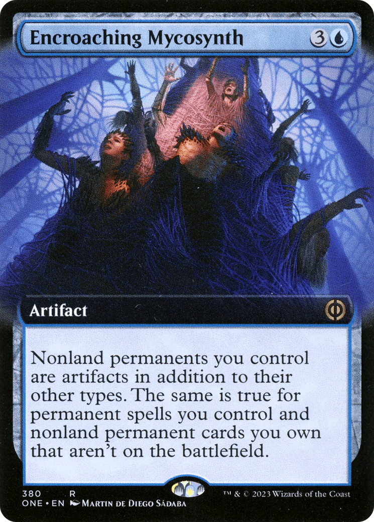 Encroaching Mycosynth (Extended Art) [Phyrexia: All Will Be One] - Paradise Hobbies LLC