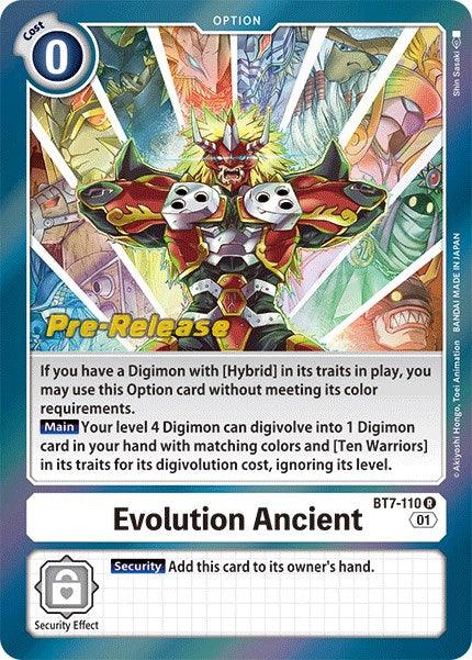 Evolution Ancient [BT7-110] [Next Adventure Pre-Release Cards] - Paradise Hobbies LLC