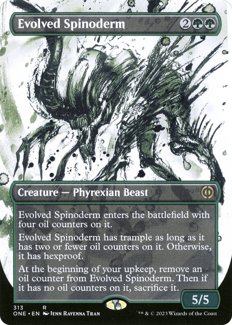 Evolved Spinoderm (Borderless Ichor) [Phyrexia: All Will Be One] - Paradise Hobbies LLC