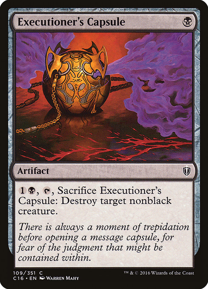 Executioner's Capsule [Commander 2016] - Paradise Hobbies LLC