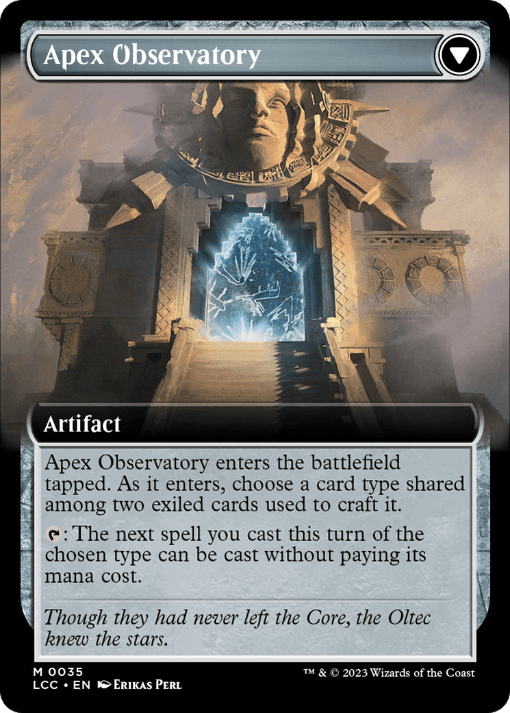 Eye of Ojer Taq // Apex Observatory (Extended Art) [The Lost Caverns of Ixalan Commander] - Paradise Hobbies LLC