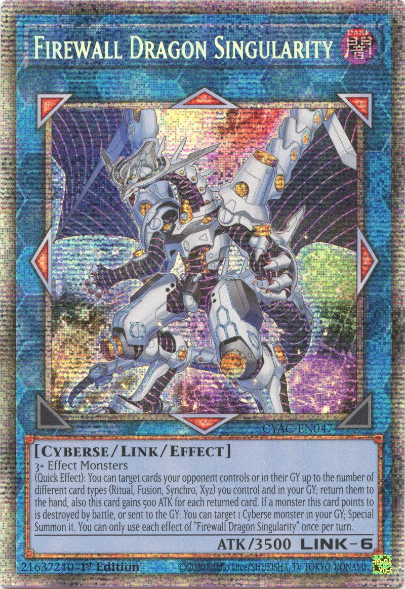 Firewall Dragon Singularity [CYAC-EN047] Starlight Rare - Paradise Hobbies LLC