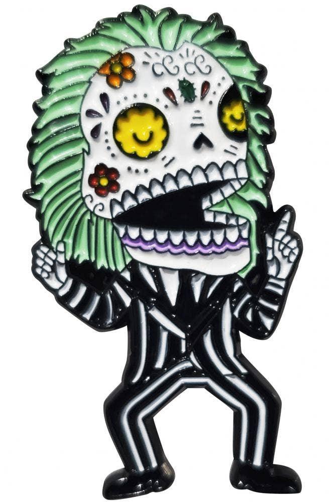 Fresh Prints of CT - Beetlejuice Enamel Pin - Paradise Hobbies LLC