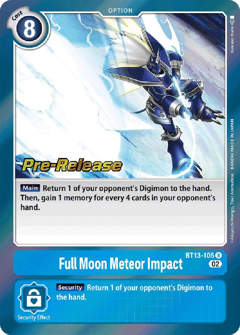 Full Moon Meteor Impact [BT13-105] [Versus Royal Knight Booster Pre-Release Cards] - Paradise Hobbies LLC