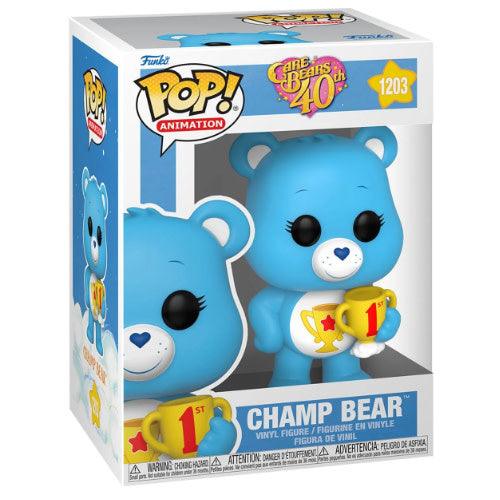 Funko Pop! Care Bears 40th Anniversary Champ Bear - Paradise Hobbies LLC