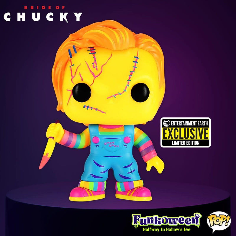 Funko Pop! Child's Play- Chucky -Black Light EE Exclusive - Paradise Hobbies LLC