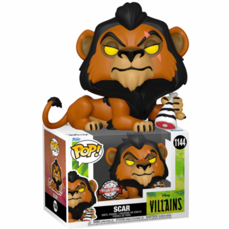 Funko Pop! Disney Villains Lion King Scar w/Meat - Paradise Hobbies LLC
