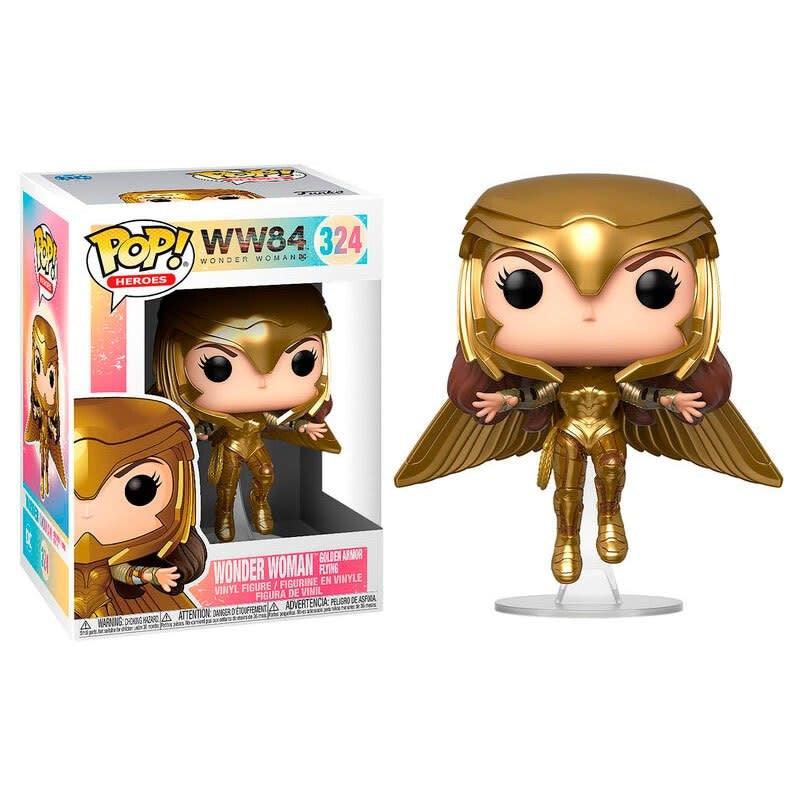 Funko Pop! Heroes: Wonder Woman 1984 - WW Gold Flying - Paradise Hobbies LLC