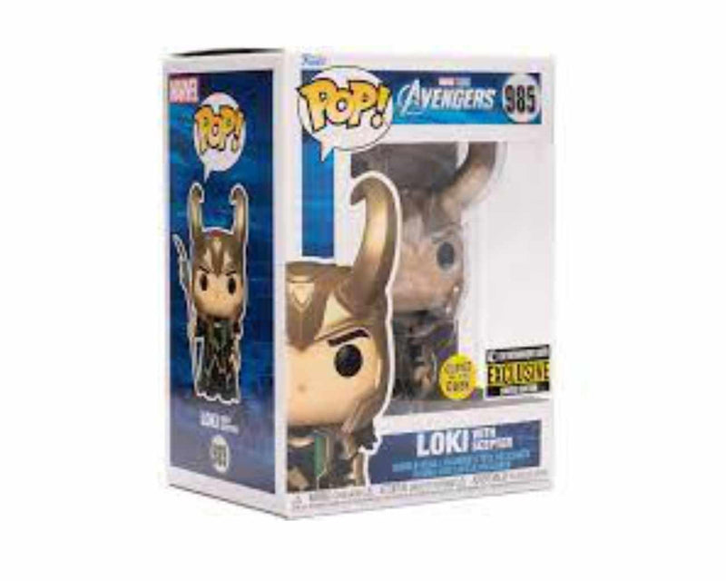 Funko Pop! Marvel Avengers: Loki with Scepter (Glows in the Dark) - Paradise Hobbies LLC