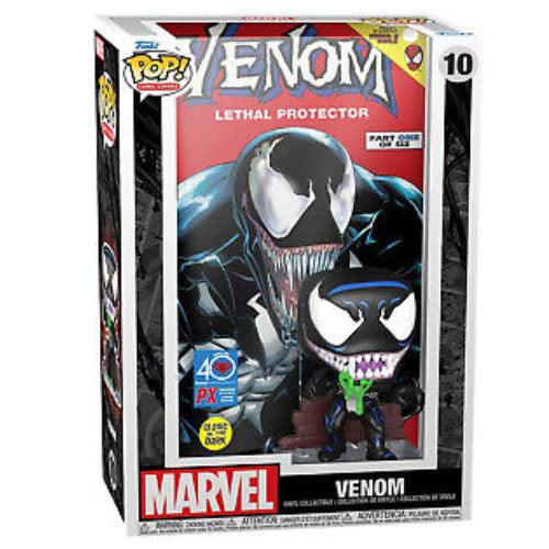 Funko Pop! Marvel: Comic Cover - Venom Lethal Glow in the Dark - Paradise Hobbies LLC
