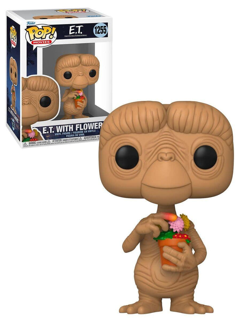 Funko Pop! Movies: E.T. The Extra-Terrestrial - E.T. with Flowers - Paradise Hobbies LLC